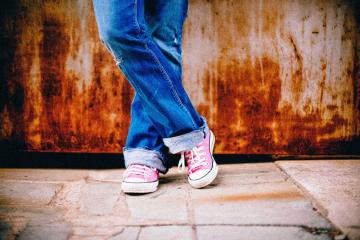 jeans and shoes