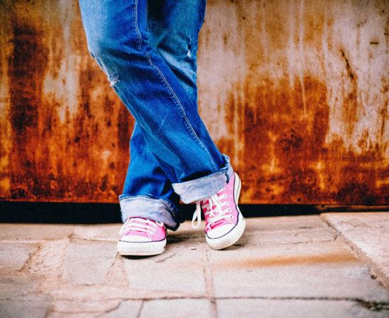 jeans and shoes